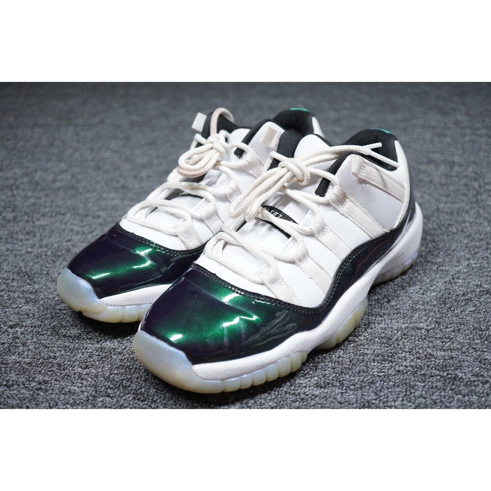 Nike Air Jordan 11 Retro Low Iridescent Emerald GS Size 4Y Womens 5.5 528896-145